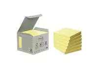Een Memoblok 3M Post-it 654 76x76mm recycled geel koop je bij L&amp;N Partners voor Partners B.V.