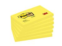 Een Memoblok Post-it 655 76x127mm 100 vel per blok neon geel koop je bij KantoorProfi België BV