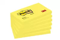 Een Memoblok Post-it 655 76x127mm 100 vel per blok neon geel koop je bij NiceSupplies.nl