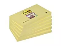 Een Memoblok 3M Post-it 655 Super Sticky 76x127mm geel koop je bij Van Leeuwen Boeken- en kantoorartikelen