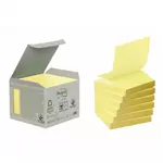 Memoblok Post-it Z-Note R330-1B recycled 76x76mm canary yellow 6 stuks