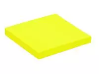 Een Memoblok Quantore 76x76mm neon geel koop je bij Van Leeuwen Boeken- en kantoorartikelen