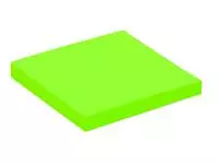 Een Memoblok Quantore 76x76mm neon groen koop je bij Van Leeuwen Boeken- en kantoorartikelen