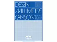 Een Millimeterblok Canson A3 blauw koop je bij Van Leeuwen Boeken- en kantoorartikelen