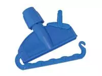 Een Mopklem Cleaninq voor dweilmop blauw kunststof koop je bij MV Kantoortechniek B.V.