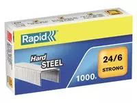 Een Nieten Rapid 24/6 staal strong 1000 stuks koop je bij Totaal Kantoor Goeree