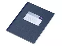 Een Notitieboek Atlanta 210x165 128blz lijn blauw koop je bij EconOffice