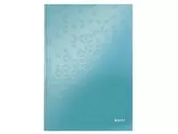 Een Notitieboek Leitz WOW A4 160blz 90gr lijn ijsblauw koop je bij Kantoorvakhandel van der Heijde