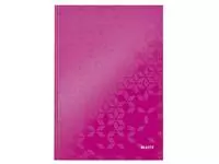 Een Notitieboek Leitz WOW A4 160blz 90gr lijn roze koop je bij Kantoorvakhandel van der Heijde