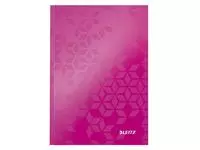 Een Notitieboek Leitz WOW A5 160blz 90gr lijn roze koop je bij EconOffice