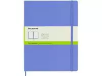 Een Notitieboek Moleskine XL 190x250mm blanco hard cover hydrangea blue koop je bij EconOffice
