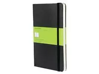 Een Notitieboek Moleskine large 130x210mm blanco hard cover zwart koop je bij EconOffice
