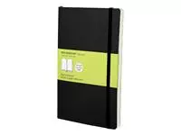 Een Notitieboek Moleskine large 130x210mm blanco soft cover zwart koop je bij L&amp;N Partners voor Partners B.V.