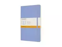 Een Notitieboek Moleskine large 130x210mm lijn soft cover hydrangea blue koop je bij Van Leeuwen Boeken- en kantoorartikelen