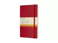 Een Notitieboek Moleskine large 130x210mm lijn soft cover scarlet red koop je bij MV Kantoortechniek B.V.
