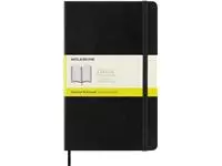 Een Notitieboek Moleskine large 130x210mm ruit 5x5mm soft cover zwart koop je bij EconOffice