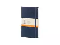 Een Notitieboek Moleskine large 210X130mm lijn hard cover sapphire blue koop je bij L&amp;N Partners voor Partners B.V.