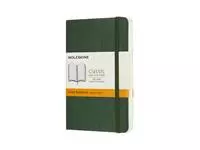 Een Notitieboek Moleskine pocket 90x140mm lijn soft cover myrtle green koop je bij Van Hoye Kantoor BV
