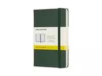 Een Notitieboek Moleskine pocket 90x140mm ruit 5x5mm hard cover myrtle green koop je bij EconOffice