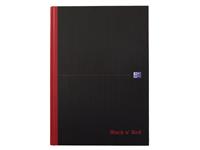 Notitieboek Oxford Black n&#39; Red A4 96vel lijn