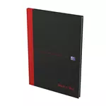 Notitieboek Oxford Black n&#39; Red A4 96vel lijn