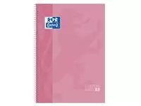 Notitieboek Oxford Classic Europeanbook A4+ 4-gaats lijn 80vel roze