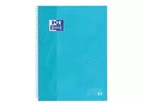 Een Notitieboek Oxford Touch Europeanbook A4+ 4-gaats lijn 80vel pastel blauw koop je bij EconOffice