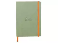 Een Notitieboek Rhodia A5 lijn 80 vel 90gr celadon koop je bij Van Leeuwen Boeken- en kantoorartikelen