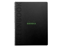 Notitieboek Rhodia Greenbook recycled A5+ lijn 160 pagina's 90gr sc