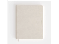 Een Notitieboek de KEMPEN Cotton Vanilla 171x220mm blanco 192 pagina&#39;s 90gr wit koop je bij NiceSupplies.nl