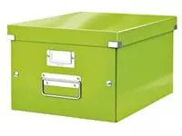 Een Opbergbox Leitz WOW Click &amp; Store 281x200x370mm groen koop je bij EconOffice