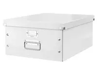 Een Opbergbox Leitz WOW Click &amp; Store 350x188x450mm wit koop je bij EconOffice