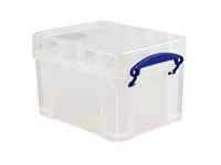 Een Opbergbox Really Useful 3 liter 245x180x160mm koop je bij Goedkope Kantoorbenodigdheden
