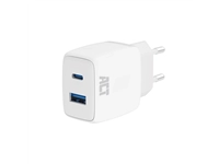 Een Oplader ACT 20w 2-poorts usb a+c wit koop je bij EconOffice