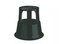 Een Opstapkruk Desq 42cm metaal zwart koop je bij Totaal Kantoor Goeree