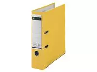 Een Ordner Leitz 1010 180° 80mm PP A4 geel koop je bij Van Leeuwen Boeken- en kantoorartikelen