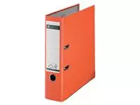Een Ordner Leitz 1010 180° 80mm PP A4 oranje koop je bij Van Leeuwen Boeken- en kantoorartikelen