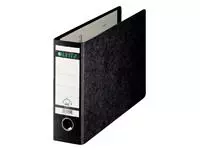 Een Ordner Leitz A4 dwars 77mm gewolkt zwart koop je bij EconOffice