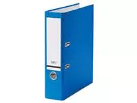 Een Ordner Qbasic A4 80mm karton blauw koop je bij Van Leeuwen Boeken- en kantoorartikelen