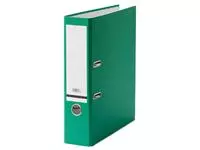 Een Ordner Qbasic A4 80mm karton groen koop je bij Van Leeuwen Boeken- en kantoorartikelen
