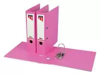 Een Ordner Quantore A4 80mm PP roze koop je bij Van Leeuwen Boeken- en kantoorartikelen