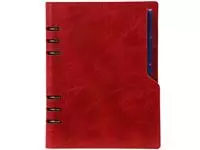 Een Organizer Kalpa Clipbook A5 inclusief agenda 2024-2025 7dagen/2pagina&#39;s rood koop je bij EconOffice