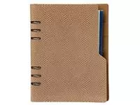 Buy your Organizer Kalpa Clipbook A5 including agenda 2023-2024 7d/2p snake print brown at QuickOffice BV