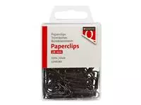 Een Paperclip Quantore 28mm 100 stuks zwart koop je bij EconOffice