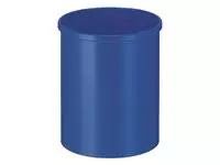 Een Papierbak VepaBins rond Ø25.5cm 15 liter blauw koop je bij Totaal Kantoor Goeree