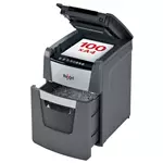 Een Papiervernietiger Rexel Optimum Auto+ 100X P4 snippers 4x28mm koop je bij EconOffice