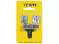 Een Penhouder Terry clip voor 3 pennen/potloden zilverkleurig koop je bij Van Leeuwen Boeken- en kantoorartikelen