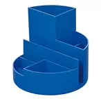 Pennenkoker MAUL roundbox Blauwe Engel recycled 6 vaks blauw