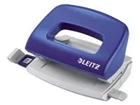 Een Perforator Leitz Nexxt mobiele 10 vel blauw koop je bij Van Leeuwen Boeken- en kantoorartikelen