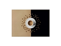 Placemat IEZZY koffiekop bruin 6 stuks